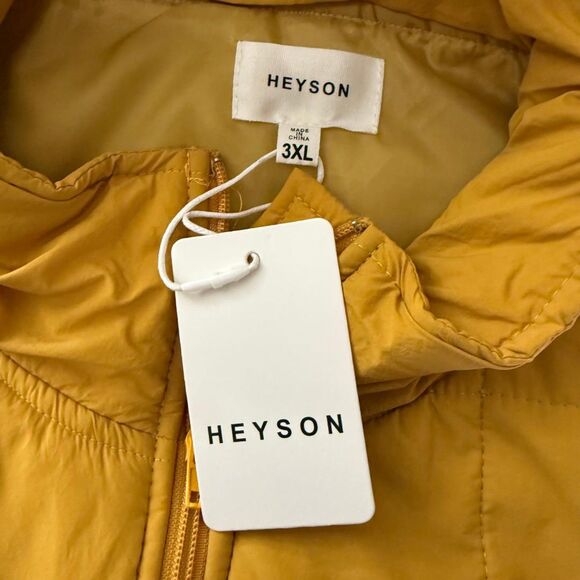 HEYSON Take The Long Way Women's Puffy Jacket, NWT 3XL - Picture 4 of 8
